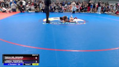 62-69 lbs Round 3 - Tahlia Del Rosario, FordDynastyWrestlingClub vs Lorena Thompson, Toppenish USA Wrestling Club