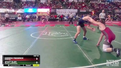 A - 170 lbs Semifinal - Andrew Frederick, Hamilton vs Wyatt Elam, Fergus (Lewistown)