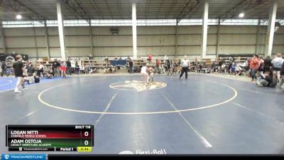 95 lbs 5th Place Match - Logan Nitti, Canfield Middle School vs Adam Ostoja, Legacy Wrestling Academy