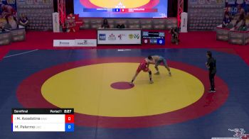 FS 65 lbs Semifinal - Mike Asselstine, Edmonton Wrestling Club vs Marco Palermo, Lakehead Wrestling Club