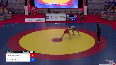 FS 65 lbs Semifinal - Mike Asselstine, Edmonton Wrestling Club vs Marco Palermo, Lakehead Wrestling Club