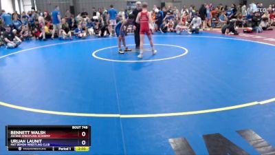 92 lbs 1st Place Match - Bennett Walsh, Ascend Wrestling Academy vs Urijah Launit, Mat Demon Wrestling Club