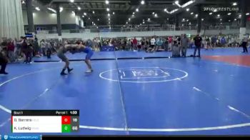 138 lbs Finals (2 Team) - David Barrera, RELENTLESS WC vs Karl Ludwig, GREAT NECK WC - GOLD