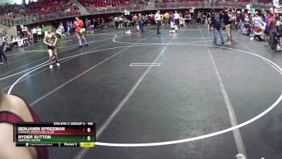 100 lbs Cons. Round 3 - Tucker Huset, Gretna Youth Wrestling vs Pierson Braithwait, CWO