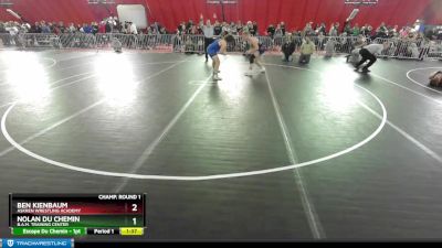 190 lbs Champ. Round 1 - Ben Kienbaum, Askren Wrestling Academy vs Nolan Du Chemin, B.A.M. Training Center