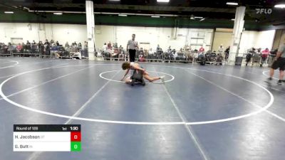 120 lbs Round Of 128 - Hanks Jacobson, UT vs Gunner Butt, IN