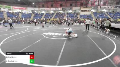 100 lbs Consi Of 16 #2 - Gage Swift, Severance Middle School vs Leland Roybal, Trinidad