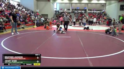 50 lbs 3rd Place Match - Henry Babb, Gulf Coast Wrestling Club vs Brayden Jackson, North Alabama Elite Wrestling