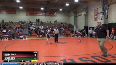 125 lbs Cons. Round 2 - Caden Betz, Carl Albert State vs Avery Wolf, Barton