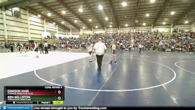 85 lbs Cons. Round 3 - Ben Belliston, Timpanogos Wrestling vs Dawson Mair, Charger Wrestling Club