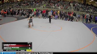 71 lbs Cons. Round 2 - Charlie Pankey, Mat Sense vs Brentley Pickhard, Hawk Mat Club