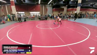 83 lbs Quarterfinal - Rogelio Medrano, Lightning Wrestling Club vs Angel Gutierrez-Thomas, Katy Area Wrestling Club