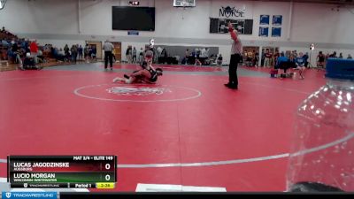 Elite 149 lbs Cons. Round 6 - Lucas Jagodzinske, Augsburg vs Lucio Morgan, Wisconsin-Whitewater