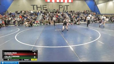 120 lbs Cons. Round 3 - Hudson Peck, Team Prestige vs Collin Cordner, Huntington