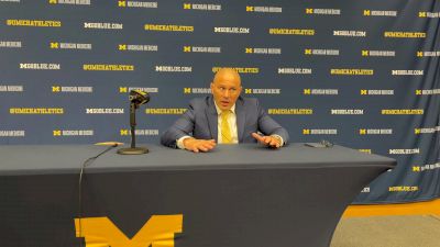 Sean Bormet After Michigan's Dual Against Penn State