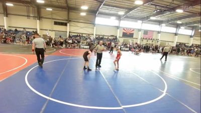 86 lbs Semifinal - Estevan Maximo Jr., Tucson Cyclones vs Trenton Warren, Valiant College Prep