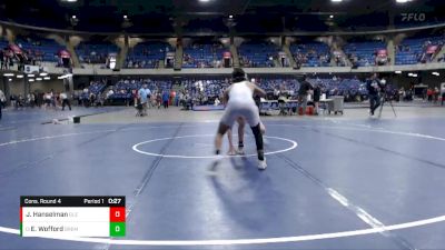 120 lbs Cons. Round 4 - Elijiah Wofford, Bremen vs Jackson Hanselman, York