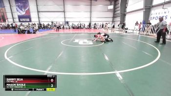 140 lbs Rd# 1 9:00am Friday - Sammy Seja, Cali Red vs Mason Basile, VA Team Predator