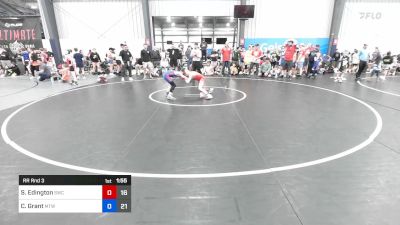 85 lbs Rr Rnd 3 - Sanchir Edington, Seagull Wrestling Club vs Cooper Grant, Maine Trappers