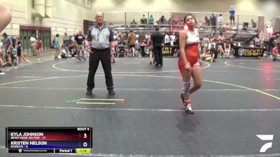 128 lbs Round 2 (4 Team) - Hope Senteney, Beast Mode WA Pink vs Callie Dickie, BadBass