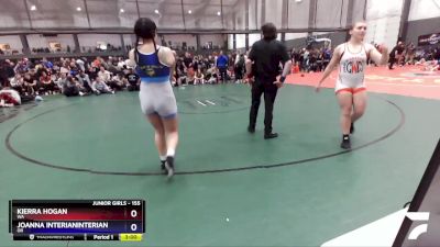 155 lbs Champ. Round 1 - Kierra Hogan, WA vs Joanna InterianInterian, OR