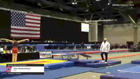 Alex Rozenshteyn - Double Mini Trampoline, ETA - 2021 USA Gymnastics Championships