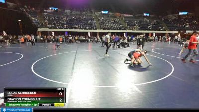 117 lbs Champ. Round 2 - Dawson Youngblut, Immortal Athletics WC vs Lucas Schroeder, Iowa