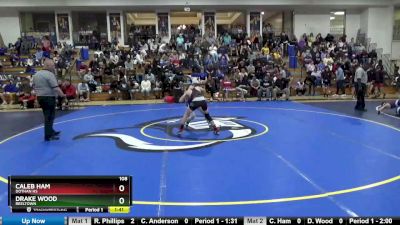 108 lbs Quarterfinal - Caleb Ham, Dothan HS vs Drake Wood, Reeltown