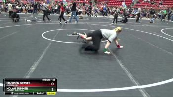 55 lbs Champ. Round 2 - Macksen Graves, Emporia Kids vs Nolan Summer, The Best Wrestler