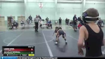 52 lbs Round 7 (8 Team) - Jakeb Wikel, Terps Xtreme vs Nicholas Woodall, PA Alliance Blue