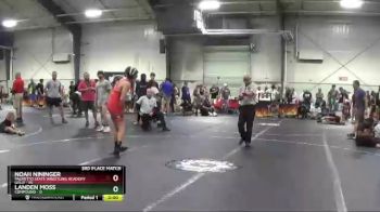126 lbs Finals (8 Team) - Noah Nininger, Palmetto State Wrestling Academy Gold vs Landen Moss, Compound