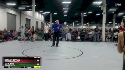 56 lbs Round 9 (10 Team) - CJ Burns, Rangers WC vs Cullen Boyles, Smyrna Wrestling