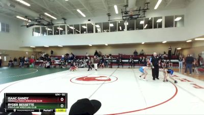 92 lbs Semifinal - Ryder Bessette, Steelclaw Wrestling Club vs Isaac Gandy, Ferndale Force Wrestling Club