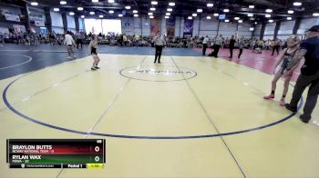 68 lbs Rd# 1 9:00am Friday - Rylan Wax, POWA vs Braylon Butts, NCWAY National Team