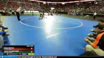 D2-126 lbs Cons. Semi - Cole Bozile, Oconto Falls vs Ostin Blanchard, Campbellsport
