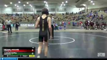 113 lbs Semis & 1st Wb (8 Team) - Michael Maguire, Fairview vs Carson Dupill, Greeneville