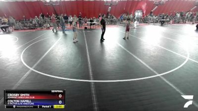 67 lbs Semifinal - Crosby Smith, Somerset Wrestling Club vs Colton Hamill, X-Factor Elite Wrestling