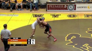 184 lbs Trey Munoz, Oregon State vs Tate Samuelson, Wyoming