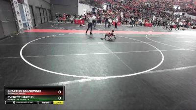 66 lbs Semifinal - Everett Harcus, Belmont-Platteville vs Braxton Bagnowski, Wisconsin Rapids