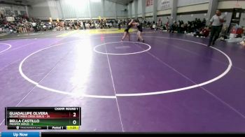 132 lbs Round 1 (16 Team) - Guadalupe Olvera, Keller Timber Creek (Girls) vs Bella Castillo, Prosper (Girls)