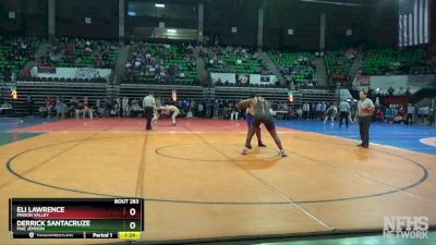 285 lbs 3rd Place Match - Derrick SantaCruze, Mae Jemison vs Eli Lawrence, Pinson Valley