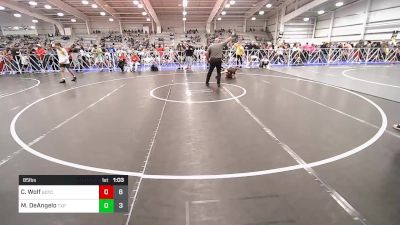 85 lbs Rr Rnd 3 - Chris Wolf, Team Gotcha Blue vs Matthew DeAngelo, Terps Xpress