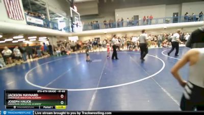 61-65 lbs Round 2 - Joseph Hauck, Sanderson Wrestling Academy vs Jackson Maynard, Sanderson Wrestling Academy