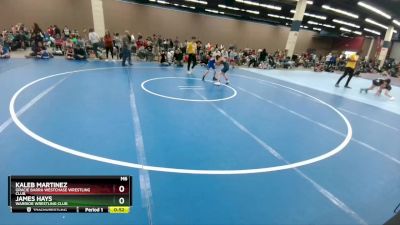 65-65 lbs Round 1 - Kaleb Martinez, Gracie Barra Westchase Wrestling Club vs James Hays, Warrior Wrestling Club