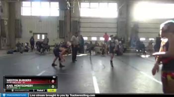 92 lbs Round 6 (8 Team) - Weston Burgers, PA Alliance Red vs Kael Montgomery, 84 Athletes