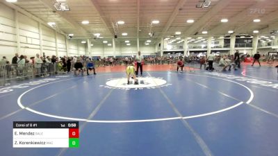 103 lbs Consi Of 8 #1 - Eddyy Mendez, Salem NH vs Zach Korenkiewicz, Mac Wc