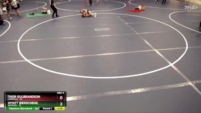 80 lbs Semis & 1st Wrestleback (8 Team) - Thor Gulbrandson, Lakeville vs Wyatt Bierschenk, Wayzata