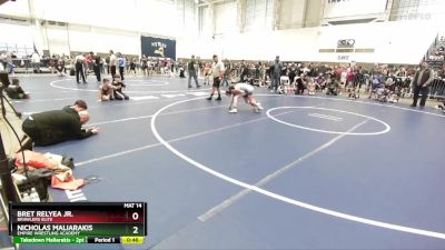 66 lbs Quarterfinal - Nicholas Maliarakis, Empire Wrestling Academy vs Bret Relyea Jr., Brawlers Elite