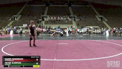 7A 190 lbs Cons. Round 3 - Pieter Slinkman, Fairhope vs Xavier Henderson, Enterprise HS