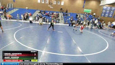 44-48 lbs Round 1 - Drexel Ashworth, Cedar Jr. Wrestling vs Avery Johnson, Timpanogos Wrestling